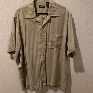Good condition Van Huesen shirt, olive green